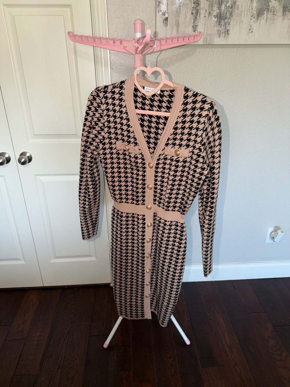 Fashion Nova Cappuccino Please Sweater Midi Dress